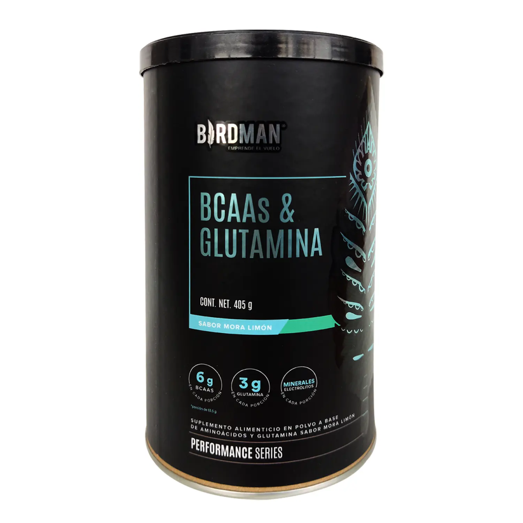 BCAAS Y GLUTAMINA MORA - LIMON 405 g 1 Bote