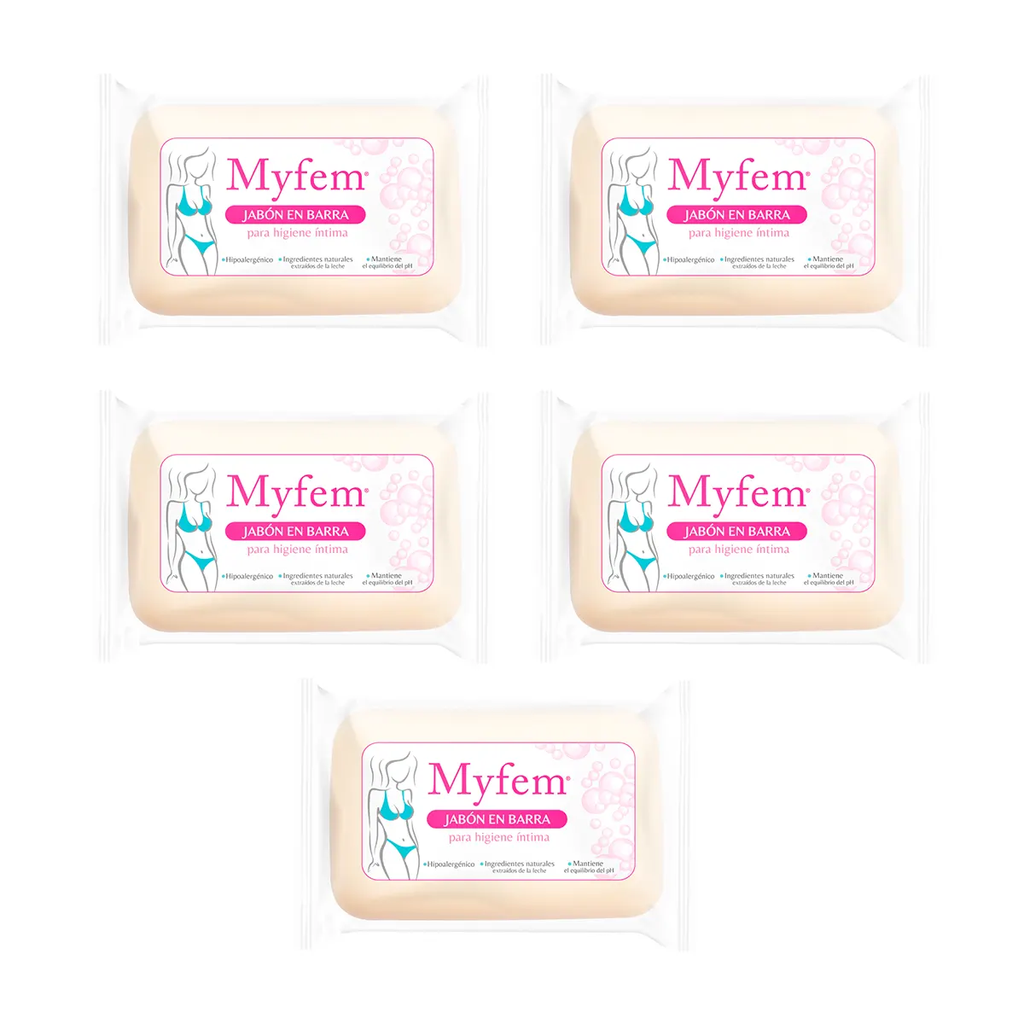 KIT MYFEM 5 JABONES EN BARRA - 1 Kit