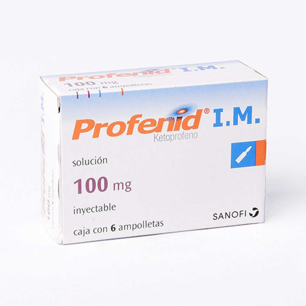 PROFENID 100 mg 6 Ampolleta
