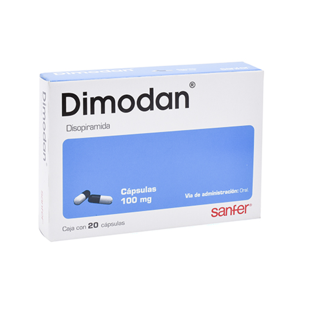 DIMODAN 100 mg 20 Cápsula(s)
