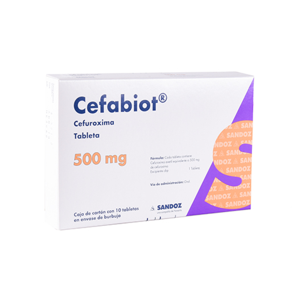 CEFABIOT 500 mg 10 Tableta(s)