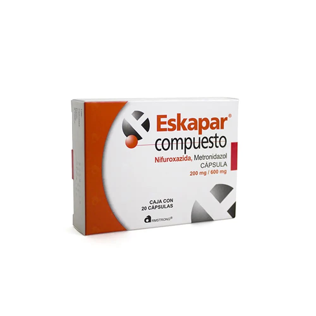 ESKAPAR COMPUESTO 600/200 mg 20 Cápsula(s)