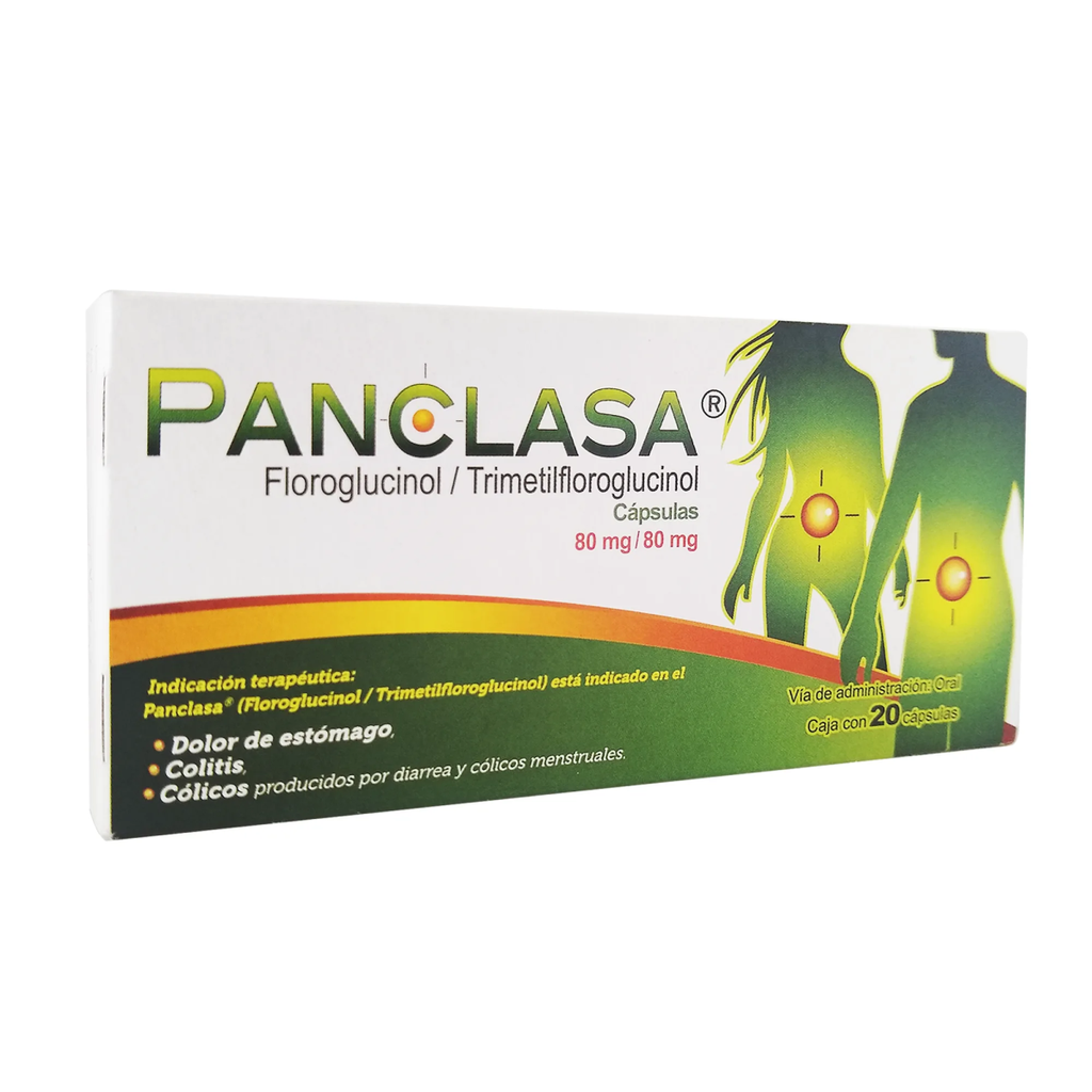 PANCLASA 80/80 mg 20 Cápsula(s)