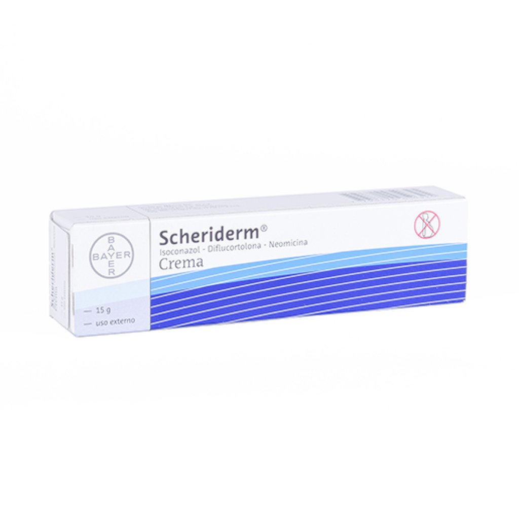 SCHERIDERM 1/10/3.300 mg 15 Gramos