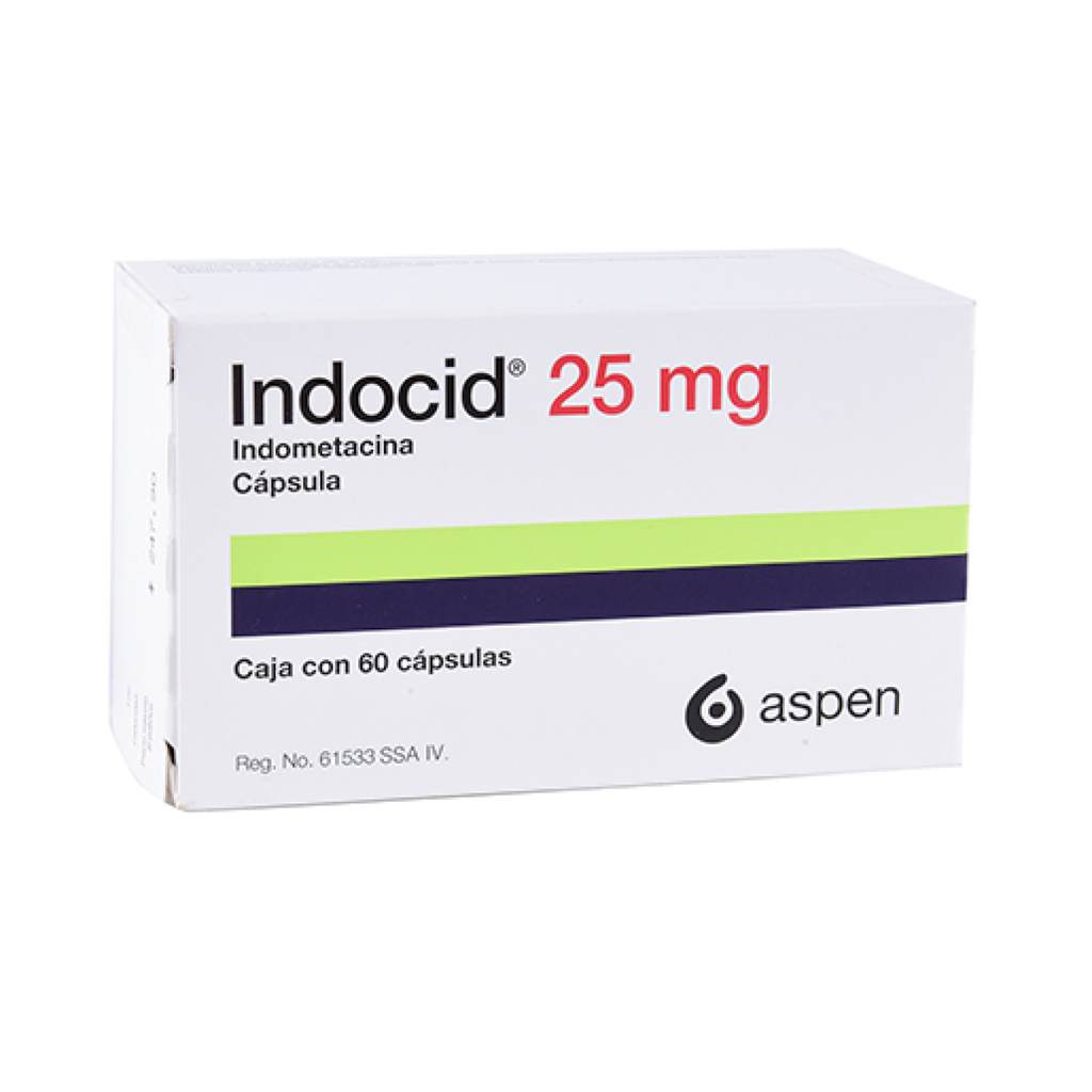 INDOCID 25 mg 60 Cápsula(s)