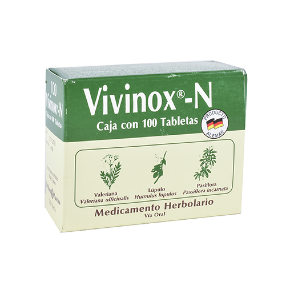VIVINOX-N 72/16/60.9 mg 100 Tableta(s)