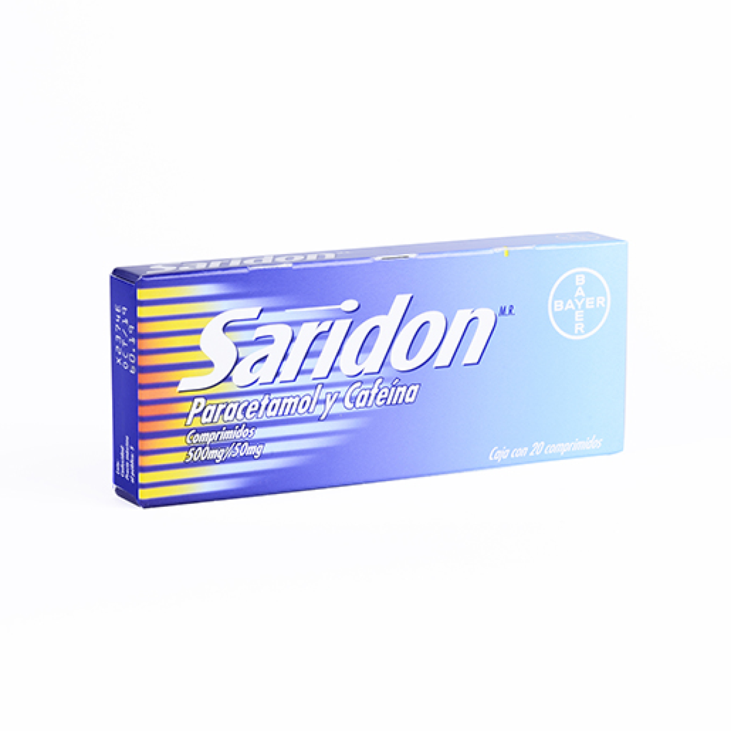 SARIDON 500/50 mg 20 Comprimido(s)