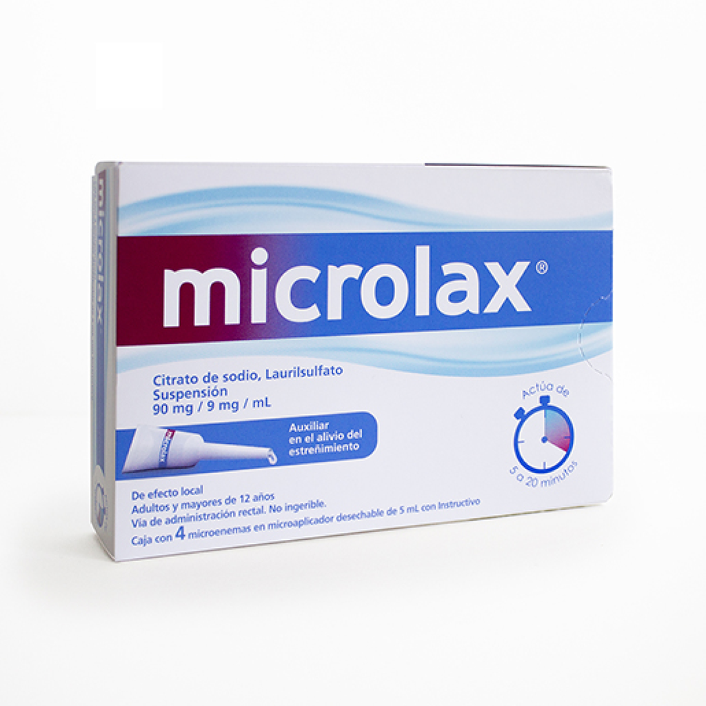 MICROLAX 90/9 mg 4 Enemas
