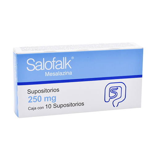 SALOFALK 250 mg 10 Supositorios