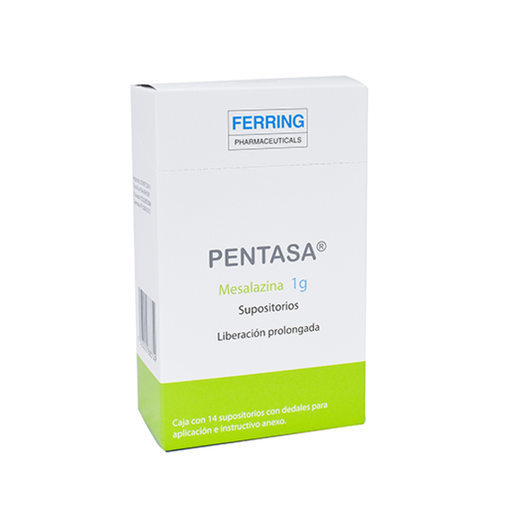 PENTASA 1 g 14 Supositorios