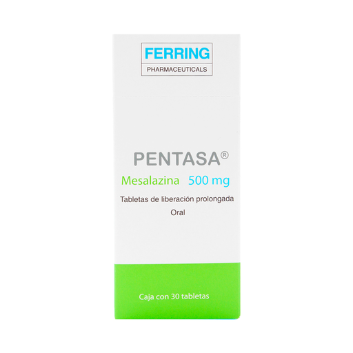 PENTASA 500 mg 30 Tableta(s)