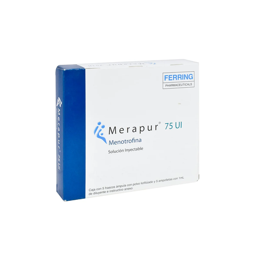 MERAPUR MENOTROFINA 75 UI 5 Frasco Ámpula