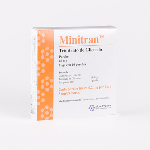 MINITRAN 18 mg 10 Parche