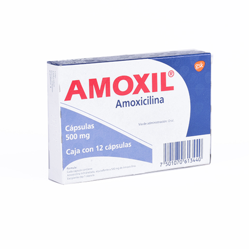 AMOXIL 500 mg 12 Cápsula(s)