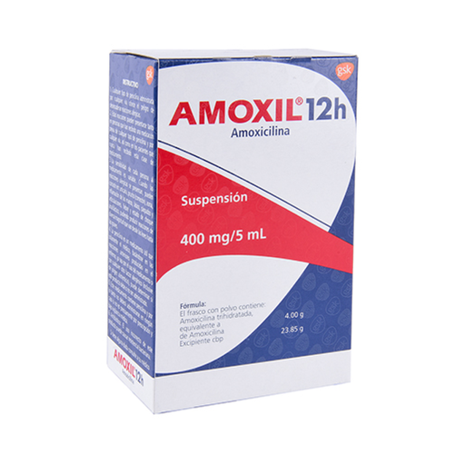 AMOXIL 12H 400 mg/5 ml 50 Mililitro