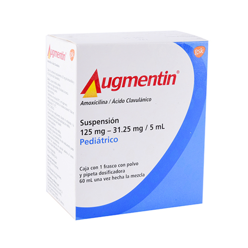 AUGMENTIN PED 125/31.25 mg/5 ml 60 Mililitro