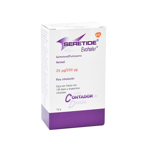 SERETIDE EVOHALER CD 25/250 mcg 120 Dosis