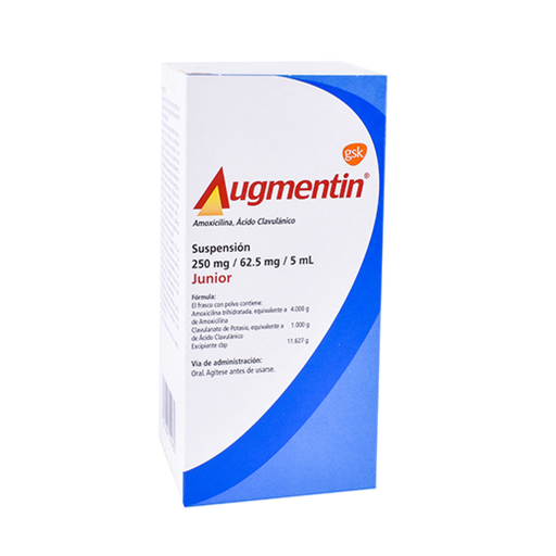 AUGMENTIN JR 250/62.5 mg/5 ml 80 Mililitro