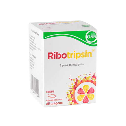 RIBOTRIPSIN 45,000U NF/9,000U NF 25 Grageas