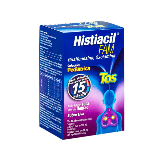 HISTIACIL FAM PED UVA 2.5/1.25 g 60 Mililitro