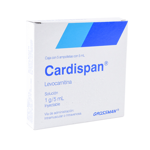 CARDISPAN PED 1 g 5 Ampolleta