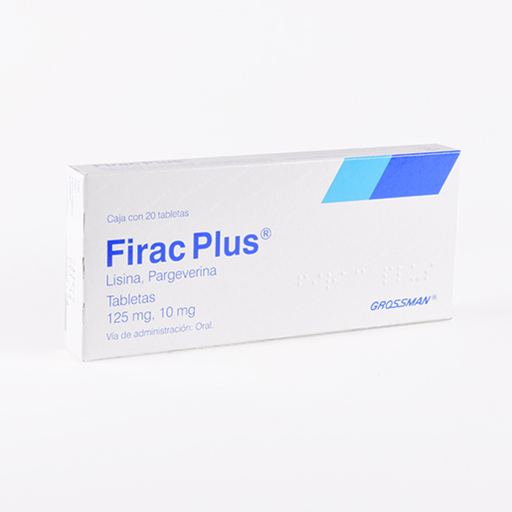 FIRAC PLUS 125/10 mg 20 Grageas