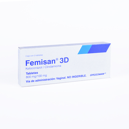 FEMISAN 3D 100/800 mg 3 Tableta(s)