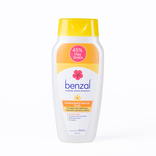 BENZAL ANTIBACTERIAL NATURAL WASH MZA - 355 Mililitro