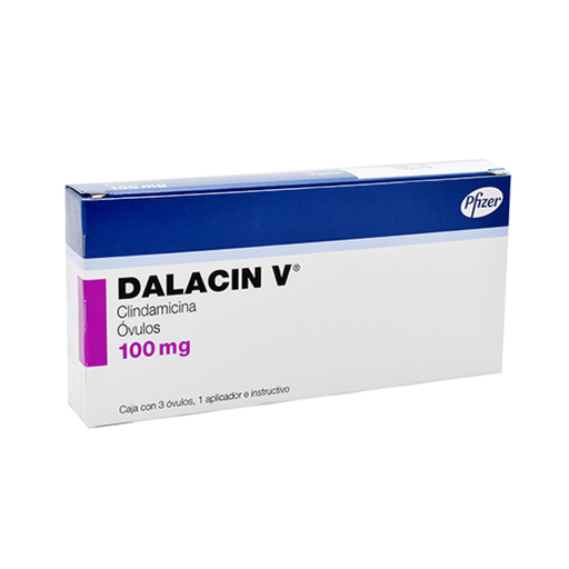 DALACIN-V 100 mg 3 Óvulo