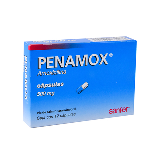 PENAMOX 500 mg 12 Cápsula(s)