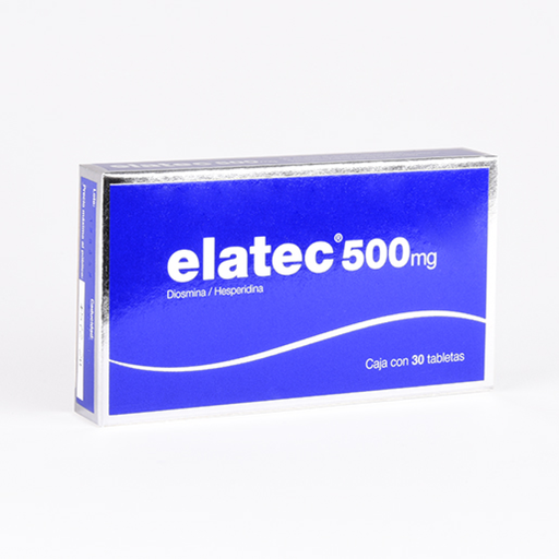ELATEC 500 450 mg/50 mg 30 Grageas