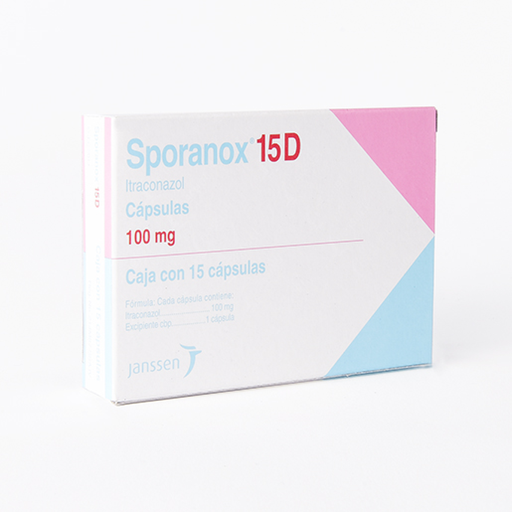 SPORANOX 15D 100 mg 15 Cápsula(s)