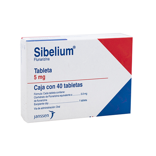 SIBELIUM 5 mg 40 Tableta(s)