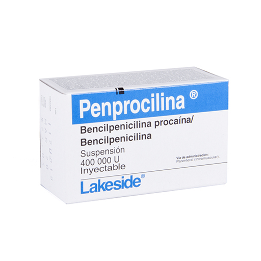 PENPROCILINA 400000 UI/2 ml 1 Frasco Ámpula