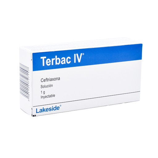 TERBAC I.V. 1 g/10 ml 1 Frasco Ámpula