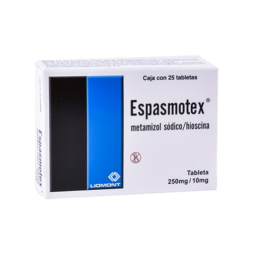 ESPASMOTEX 250/10 mg 25 Tableta(s)