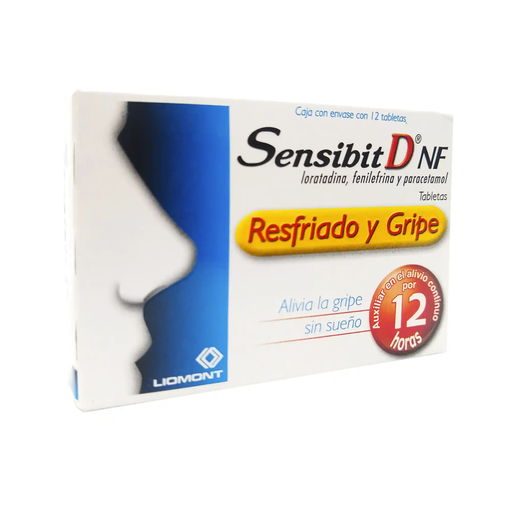 SENSIBIT-D NF 2.5/5/500 mg 12 Tableta(s)