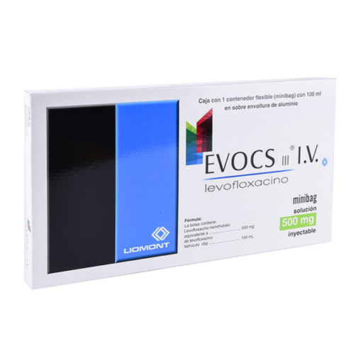 EVOCS III MINIBAG 500 mg 1 Frasco