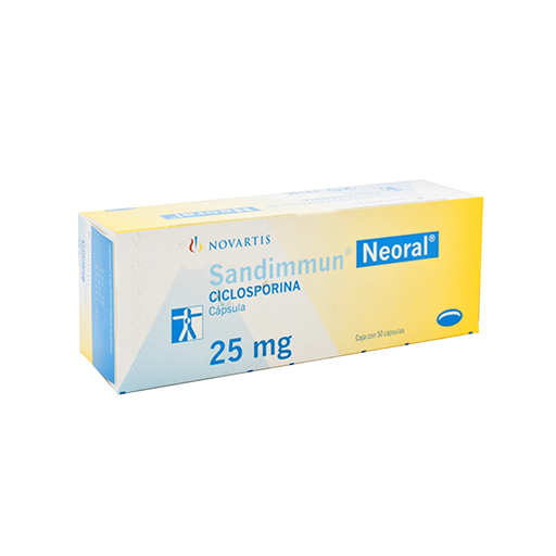 SANDIMMUN NEORAL 25 mg 50 Cápsula(s)