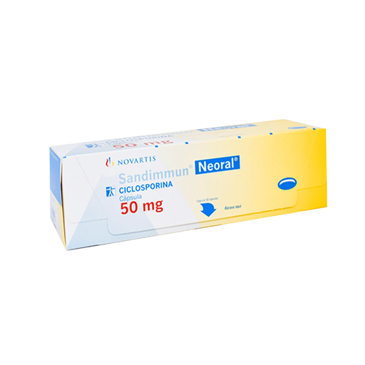 SANDIMMUN NEORAL 50 mg 50 Cápsula(s)