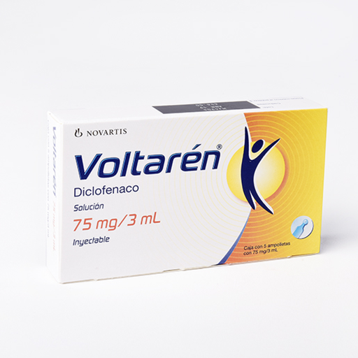 VOLTAREN 75 mg 5 Ampolleta
