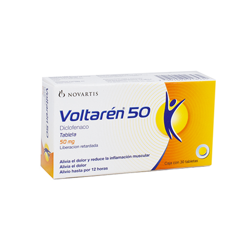 VOLTAREN-50 50 mg 30 Grageas