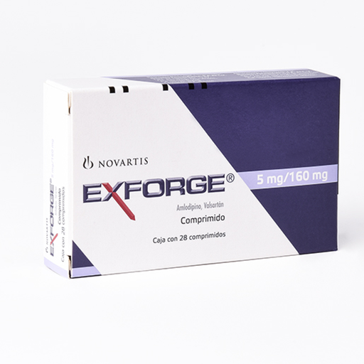 EXFORGE 5/160 mg 28 Comprimido(s)