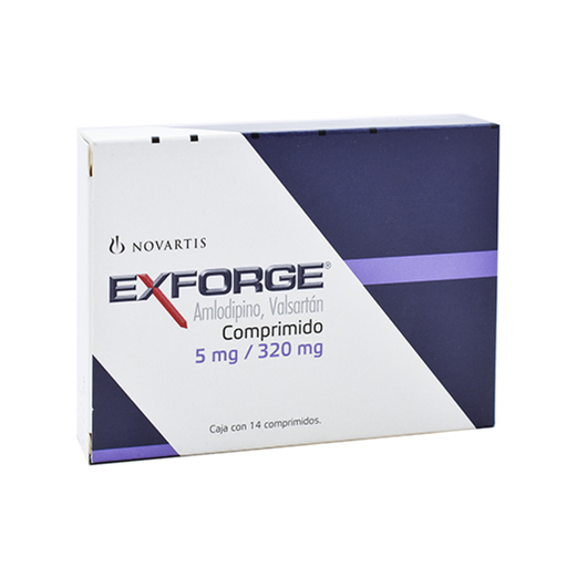 EXFORGE 5/320 mg 14 Comprimido(s)