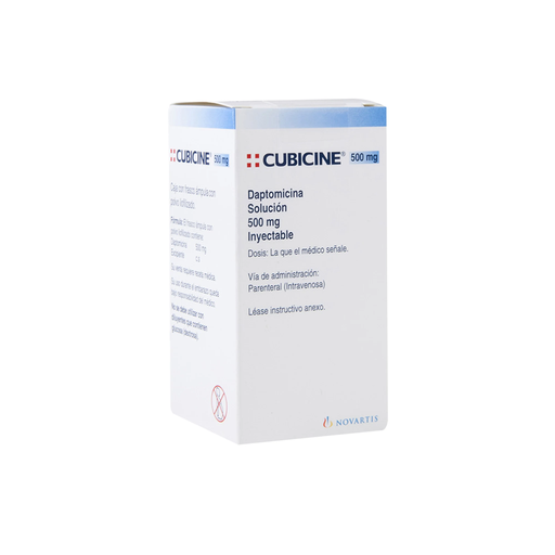 CUBICINE 500 mg 1 Frasco Ámpula