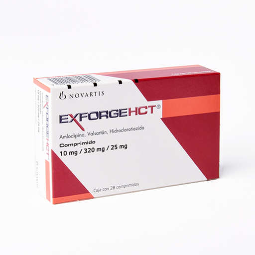 EXFORGE HCT 10/25/320 mg 28 Comprimido(s)