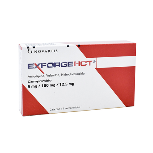 EXFORGE HCT 5/12.5/160 mg 14 Comprimido(s)