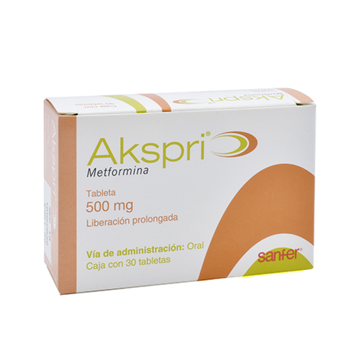 AKSPRI LIBERACION PROLONGADA 500 mg 30 Tableta(s)