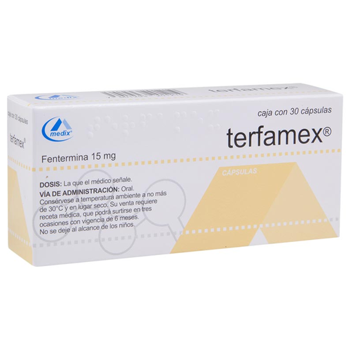 TERFAMEX 15 mg 30 Cápsula(s)