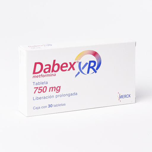 DABEX XR LIBERACION PROLONGADA 750 mg 30 Tableta(s)